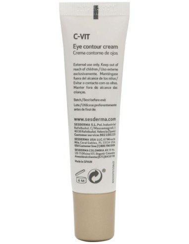 Sesderma C-Vit Crema Contorno De Ojos 15Ml