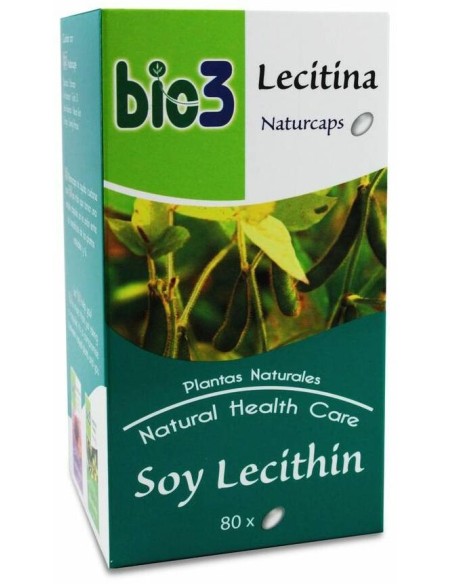 Bie3 Lecitina Naturcaps 500 Mg, 80 Cápsulas