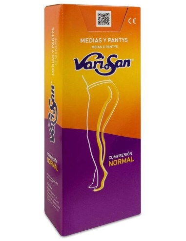 Varisan Media Corta De Compresión Normal 140 Deniers Beige Talla 2, 1 Ud