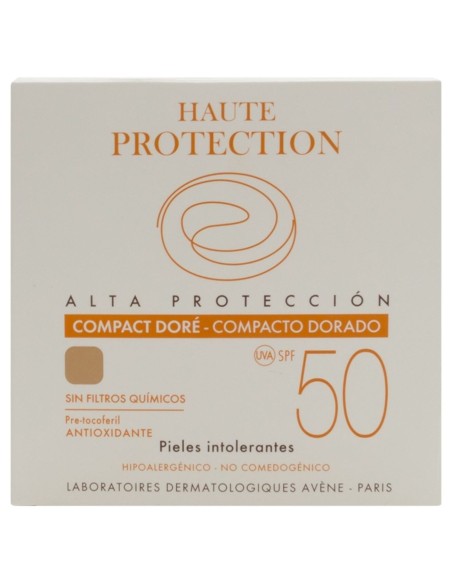 Avène Solar Compacto Coloreado Dorado Spf 50, 10 G
