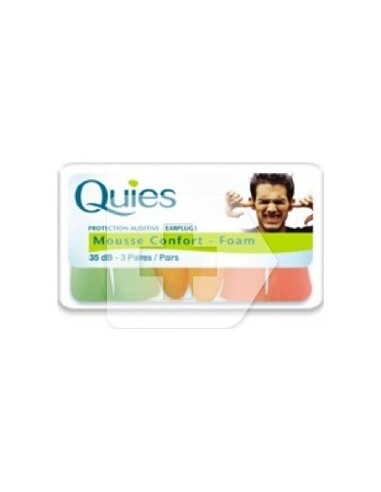 Quies Tapón Espuma 35 Db (3 Pares)