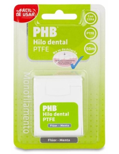 Phb Hilo Dental Flúor-Menta Con Cera, 50 Ml