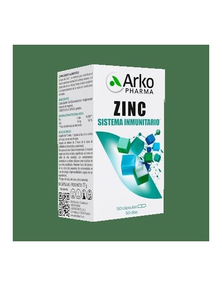 Arkopharma Arkovital Zinc, 50 Cápsulas