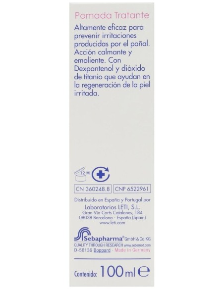 Sebamed Baby Pomada Tratante 100 Ml.