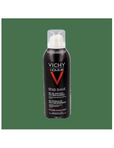 Vichy Homme Gel-Crema De Afeitar Sin Jabon Pieles Sensibles, 200 Ml