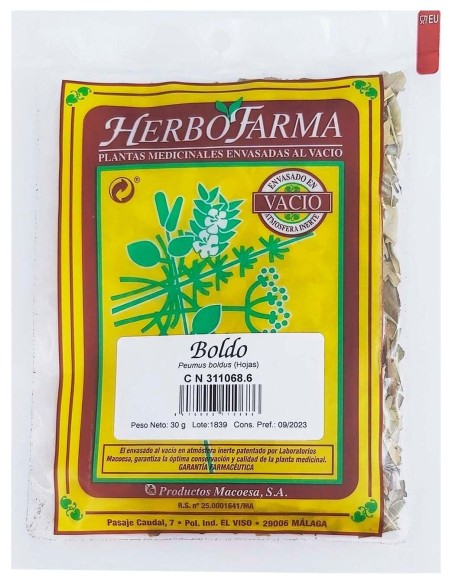 Herbofarma Boldo Al Vacio 40G