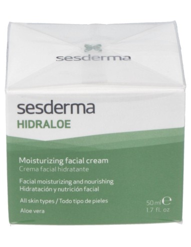 Sesderma Hidraloe Crema Facial Hidratante, 50 Ml