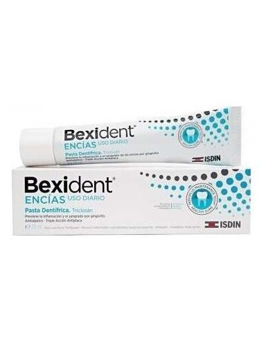 Isdin Bexident Encías Uso Diario Pasta Dental Triclosán, 75 Ml