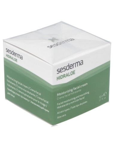 Sesderma Hidraloe Crema Facial Hidratante, 50 Ml