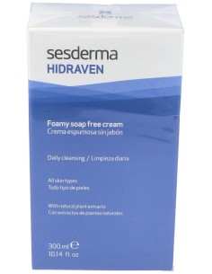Sesderma Hidraven Crema Espumosa Sin Jabón, 300 Ml