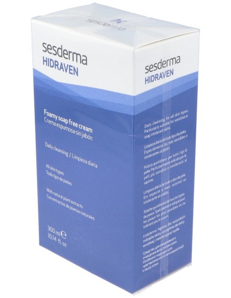 Sesderma Hidraven Crema Espumosa Sin Jabón, 300 Ml