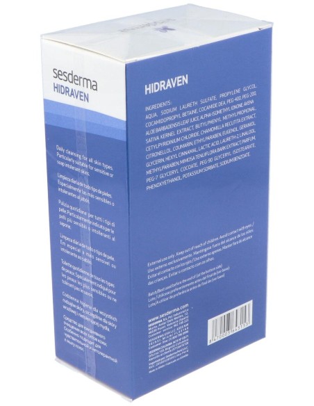 Sesderma Hidraven Crema Espumosa Sin Jabón, 300 Ml