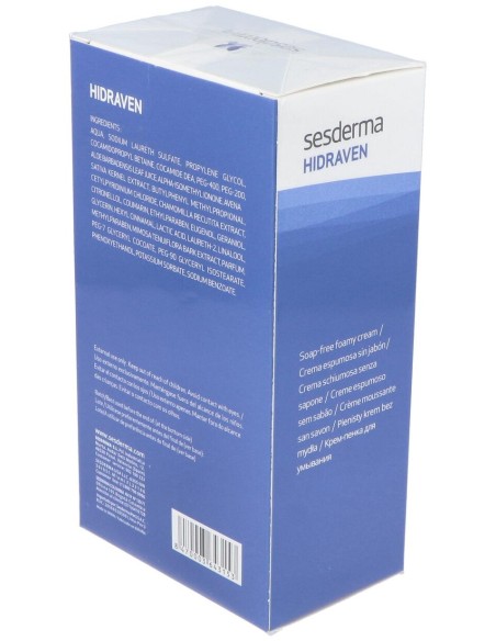 Sesderma Hidraven Crema Espumosa Sin Jabón, 300 Ml