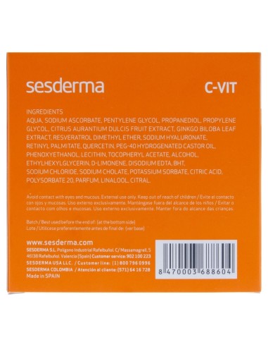 Sesderma C-Vit Serum Monodosis, 5 Uds
