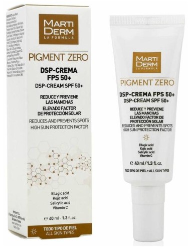 Martiderm Pigment Zero Crema Despigmentante Fps 50+, 40 Ml
