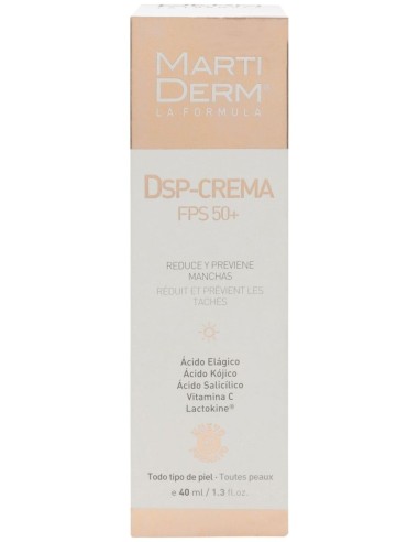 Martiderm Pigment Zero Crema Despigmentante Fps 50+, 40 Ml