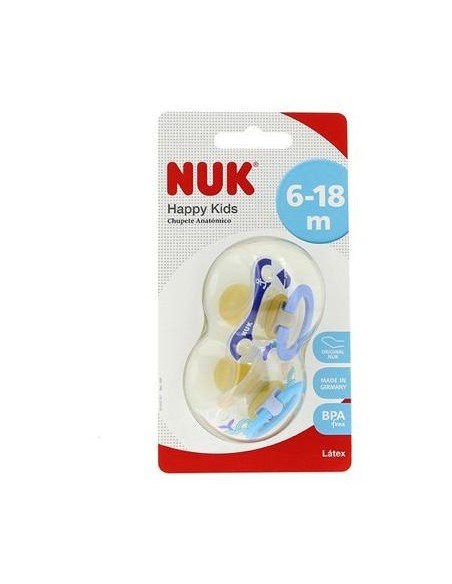 Chupete Nukete Dia Latex Surtido T 1 2 U