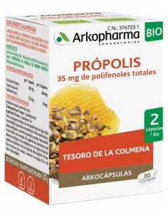 Arkopharma Arkocápsulas Própolis, 80 Cápsulas