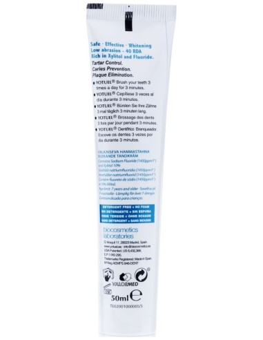 Yotuel Farma Menta Dentífrico Blanqueador, 50 Ml