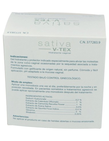 Cosmeclinik Sativa V-Tex 6Ml X 16 Monodosis