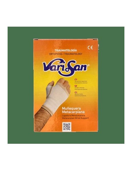 Varisan Muñequera Metacarpiana Talla 2, 1 Ud