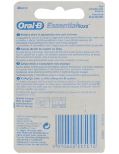 Oral-B Essential Floss Seda Dental Flúor-Menta 50 M, 1 Ud