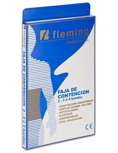 Fleming Faja Elástica Contención 3 Bandas T-3 1Ud