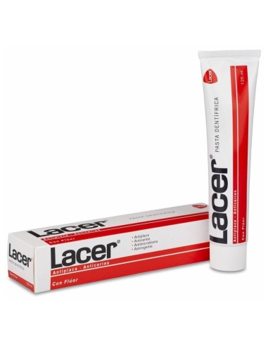 Lacer Pasta Dentífrica Con Flúor, 125 Ml
