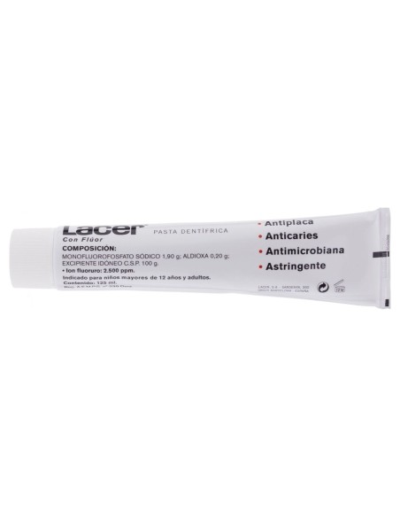 Lacer Pasta Dentífrica Con Flúor, 125 Ml