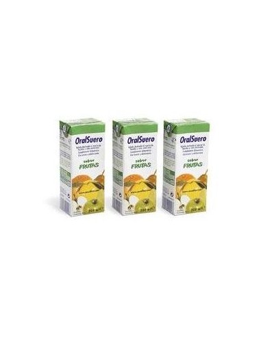 Oralsuero Sabor Frutas Brik 3X200 Ml