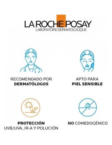 La Roche-Posay Anthelios Fotocorreccion Diaria Antiedad Spf50 Color, 50Ml