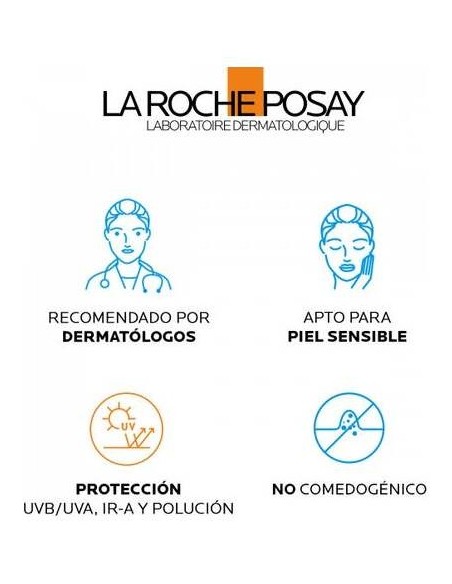 La Roche-Posay Anthelios Fotocorreccion Diaria Antiedad Spf50 Color, 50Ml