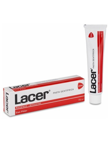 Lacer Pasta Dentífrica Con Flúor, 75 Ml
