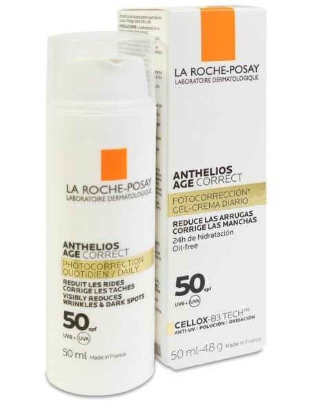 La Roche-Posay Anthelios Fotocorreccion Diaria Antiedad Spf50, 50 Ml