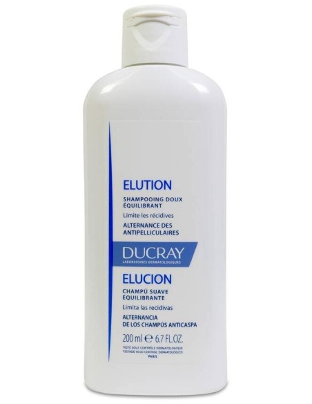 Ducray Elution Champú Suave Reequilibrante 200Ml