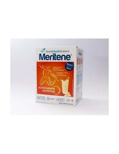 Meritene Fuerza Y Vitalidad Batido Sabor Vainilla, 15 Sobres