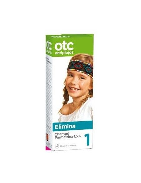 Otc Antipiojos Elimina Champú Permetrina 1,5%, 125 Ml