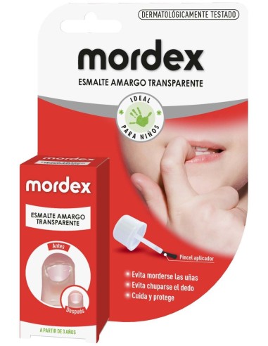 Mordex-X Esmalte Amargo Transparente 9Ml.