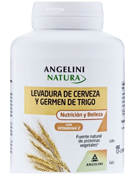 Angelini Levadura De Cerveza Y Germen Trigo, 200 Comprimidos