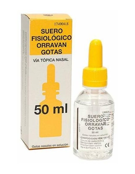Suero Fisiologico Orravan Gotas 50 C.C.