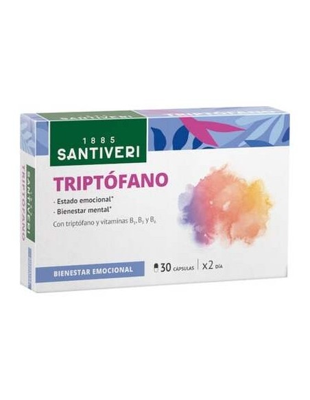 Santiveri Triptófano + Vitamina B1 B3 Y B6 30Caps