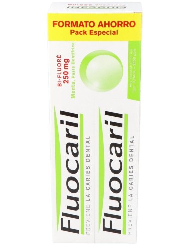 Fluocaril Bi-Fluore 250Mg. Duplo Menta 2X125Ml