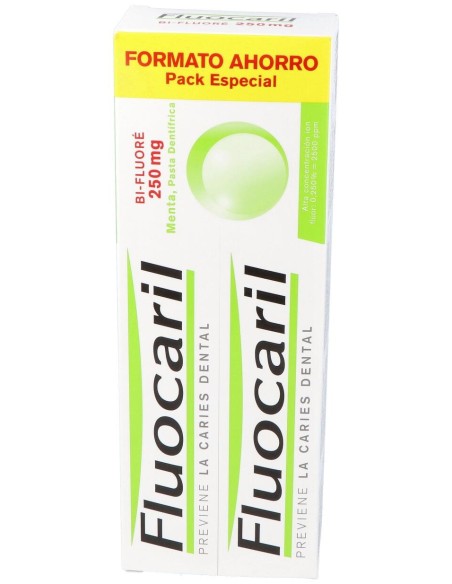 Fluocaril Bi-Fluore 250Mg. Duplo Menta 2X125Ml