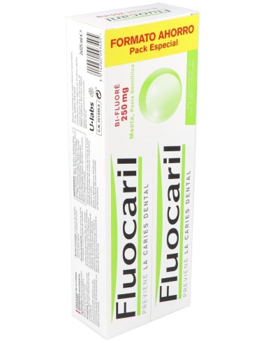Fluocaril Bi-Fluore 250Mg. Duplo Menta 2X125Ml