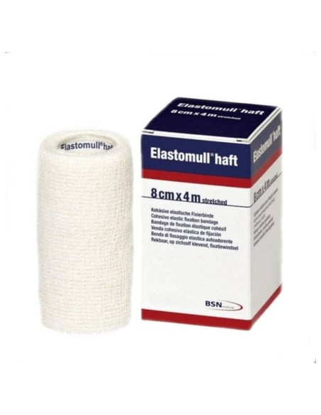 Bsn Elastomull Haft Venda Elástica, 8 Cm X 4 M 1 Unidad
