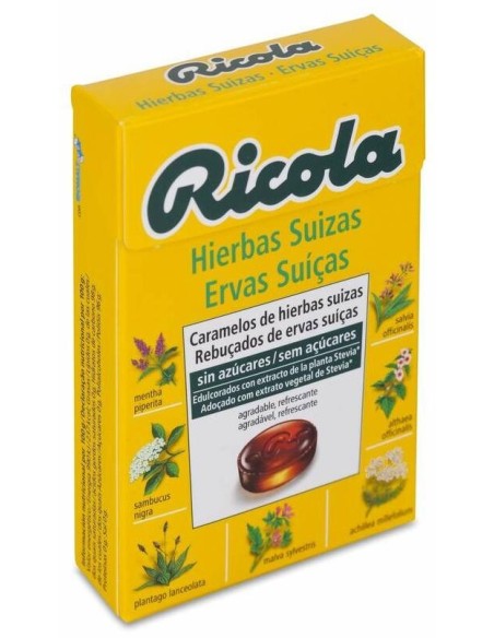 Ricola Caramelos Hierbas Suizas Sin Azúcar, 50 G