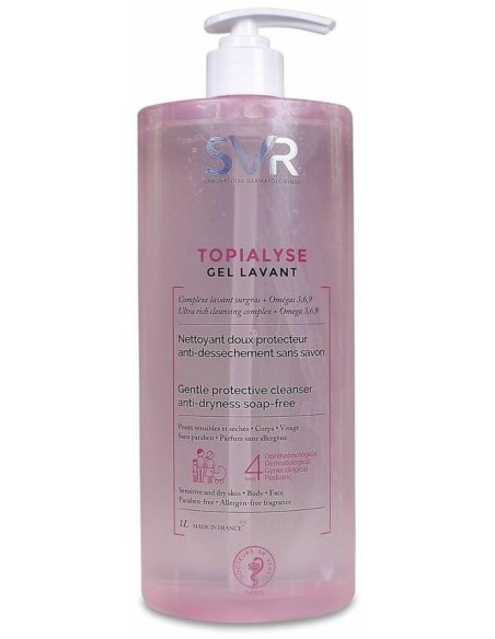Svr Topialyse Gel Lavant Gel Limpiador Calmante Hidratante 24H 1L