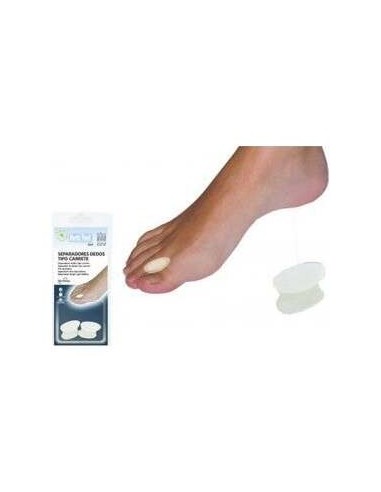 Herbi Feet Separador Dedos Carrete Talla S, 2 Unidades