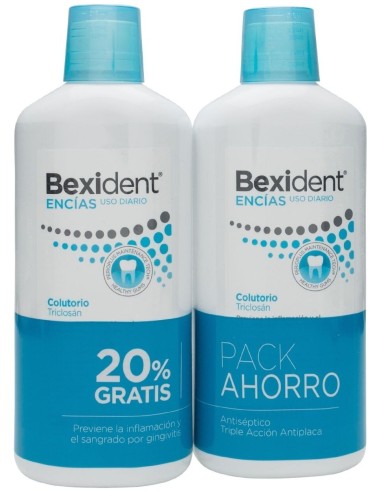Duplo Bexident Colutorio Encías Triclosán, 2 Uds