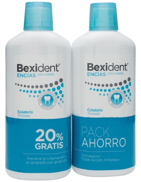 Duplo Bexident Colutorio Encías Triclosán, 2 Uds